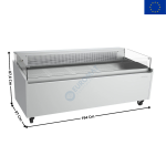 Vitrine réfrigérée 194 Cm "Spécial Poissonneries" / Self-Servicee - GAMME Málaga | VML18B | INFRICO