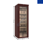 Armoire vitrée 1 Porte Battante 350 Litres / Spécial Vin – Série EVV VINTAGE | EVV100 | INFRICO