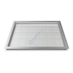 Plaque en inox perforée pour cuissons à la vapeur "BAKERTOP-X™" | AC-GRP420 | UNOX