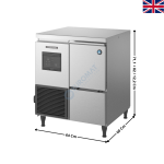 Machine à Glaçons 85 Kg / 24H - Grains - AIR - FM Standard | FM80KEHC | HOSHIZAKI