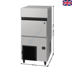 Machine à Glaçons 138 Kg / 24H - Demi-Lune- AIR - KM Standard | KM-140C-HC | HOSHIZAKI