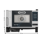 Four Mixte 3 x GN1/1 "MIND.Maps™" COUNTERTOP PLUS - Version Electrique | XEVC0311EPLM | UNOX