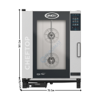 Four Mixte 10 x GN1/1 "MIND.Maps™" COUNTERTOP PLUS - Version Electrique | XEVC1011EPRM | UNOX