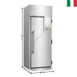 Chambre de Fermentation à Chariot avec Groupe Logé - 1251L. - 1 x Chariot GN2/1 ou 2 x Chariot GN1/1 - 1 Porte Pleine | FL40 | TECHFROST