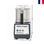 Cutter de Table Professionnel – Cuve Inox 3,7 L – 650 W – 3 000 tr/min – 230 V - R 3 3000 | 22388 | ROBOT COUPE