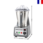 Blender Professionnel Inox 5 Litres – 1 200 W – Technologie X-Flow – Vitesse Variable – BL 5 | 47000A | ROBOT COUPE