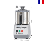 Blixer Professionnel pour Textures Modifiées – Cuve Inox 4,5 L – 900 W – 1 Vitesse | 33208M | ROBOT COUPE