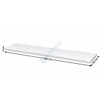 Plaque de Découpe 200x70x4 Cm en Polyéthylène Alimentaire HD500 - Blanc | PDB402000X700 | L2G