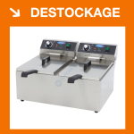 Friteuse électrique 11+11L. - A poser - Série économique | 09365227 | MAXIMA