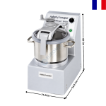 Blixer Professionnel pour Textures Modifiées – Cuve Inox 11,5 L – 2 600 W – Vitesse Variable - 230 V | 21405 | ROBOT COUPE