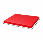 Plaque de Découpe 100x70x4 Cm en Polyéthylène Alimentaire HD500 - Rouge | PDR401000X700 | L2G