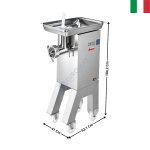 Hachoir à Viande 400 kg/h sur Roulettes – Tout Inox AISI 304 – TC 32 - CALIFORNIA Series | 2132961B21613 | SIRMAN