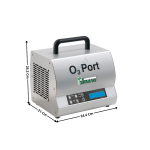 Générateur d'Ozone Portable 28 g/h avec Programmateur Digital 165m3/H – O3 PORT 28 TOP - Gamme SANI+ | 61002852 | SIRMAN