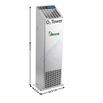 Générateur d'Ozone sur Pied avec Programmateur Digital – O3 TOWER TOP 28 - Gamme SANI+ | 61052852 | SIRMAN