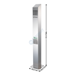 Générateur d'Ozone Grande Surface 112 g/h – O3 MAXI TOWER TOP - Gamme SANI+ | 61051172 | SIRMAN