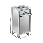 Générateur d'Ozone Mobile 112 g/h avec Programmateur Digital – O3 MAXI PRO TOP - Gamme SANI+ | 61061172 | SIRMAN