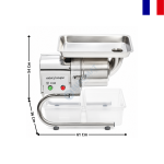 Tamis Automatique de Table – 60 kg/h – 650 W – C 80 XL - 230V | 55012XL | ROBOT COUPE