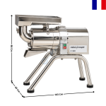 Tamis Automatique sur Piètement Inox – 150 kg/h – 1 800 W – C 200 - 400V | 55006 | ROBOT COUPE