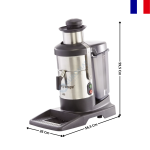 Extracteur de Jus Self-Service – 120 L/h – 700 W – 230 V – J 80 BUFFET | 56200B | ROBOT COUPE