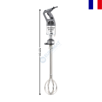 Mélangeur Plongeant Professionnel XL – Fouet 690 mm – 500 W – Vitesse Variable – MP 450 XL FW Ultra | 34280L | ROBOT COUPE