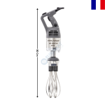 Batteur Mélangeur Plongeant Professionnel – Fouet Inox 280 mm – 500 W – Vitesse Variable – MP 450 FW Ultra | 34880L | ROBOT COUPE