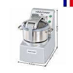 Cutter de Table Professionnel – Cuve Inox 8 L – 2 200 W – 2 Vitesses – 400 V - R 8 | 21291 | ROBOT COUPE