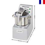 Cutter de Table Professionnel – Cuve Inox 11,5 L – 2 600 W – 2 Vitesses – 400 V - R 10 | 21391 | ROBOT COUPE