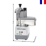 Coupe-Légumes Professionnel – 500 W – 230 V Monophasé – 500 tr/min – Livré avec 6 Disques et Support Mural - CL 40 | 1838 | ROBOT COUPE