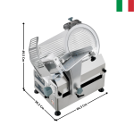 Trancheuse à Gravité 300 mm - Simple Vitesse - Mod. CANOVA AUTOMEC | 15304C4GU2 | SIRMAN
