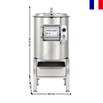 Éplucheuse Combinée Tout Inox – 15 kg – EP 15 - 230V | 46053 | ROBOT COUPE