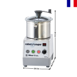 Blixer Professionnel pour Textures Modifiées – Cuve Inox 5,9 L – 1 500 W – Vitesse Variable – 230 V | 33266M | ROBOT COUPE