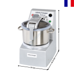 Cutter de Sol Professionnel – Cuve Inox 15 L – 3 000 W – Vitesse Variable R-MIX® – 400 V - R 15 V.V. | 51487 | ROBOT COUPE