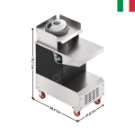 Bouleuse à pâte à pizza pré-portionnée "BALL-A-PIZZA" - Vitesse Variable 230V | 40770102S | SIRMAN