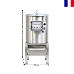 Éplucheuse à Pommes de Terre Tout Inox – 15 kg – EP 15 TA - 230V | 46054 | ROBOT COUPE