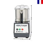 Cutter de Table Professionnel – Cuve Inox 3,7 L – 650 W – 1 500 tr/min – 230 V - R 3 | 22382 | ROBOT COUPE