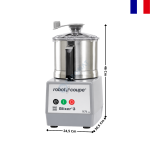 Blixer Professionnel pour Textures Modifiées – Cuve Inox 3,7 L – 750 W – BLIXER® 3 | 33197 | ROBOT COUPE