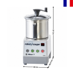 Blixer Professionnel pour Textures Modifiées – Cuve Inox 7,5 L – 1 500 W – 2 Vitesses – 400 V | 33269M | ROBOT COUPE