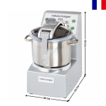 Cutter de Sol Professionnel – Cuve Inox 20 L – 4 400 W – 2 Vitesses – 400 V - R 20 | 51591 | ROBOT COUPE