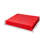 Plaque de Découpe 50x50x10 Cm en Polyéthylène Alimentaire HD500 - Rouge | BD55R100 | L2G