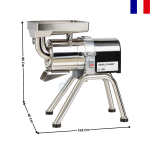 Tamis Automatique sur Piètement Inox – 120 kg/h – 900 W – C 120 - 400V | 55000 | ROBOT COUPE