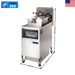 Friteuse à Pression électrique 4 Têtes - Computron 8000  | PFE500+OPTC8000SS  | HENNY PENNY