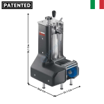 Machine à Ravioli à Vitesse Réglable - Pack Raviolis carrés dentelés 37 × 37 mm | 40111562+PS01 | SIRMAN